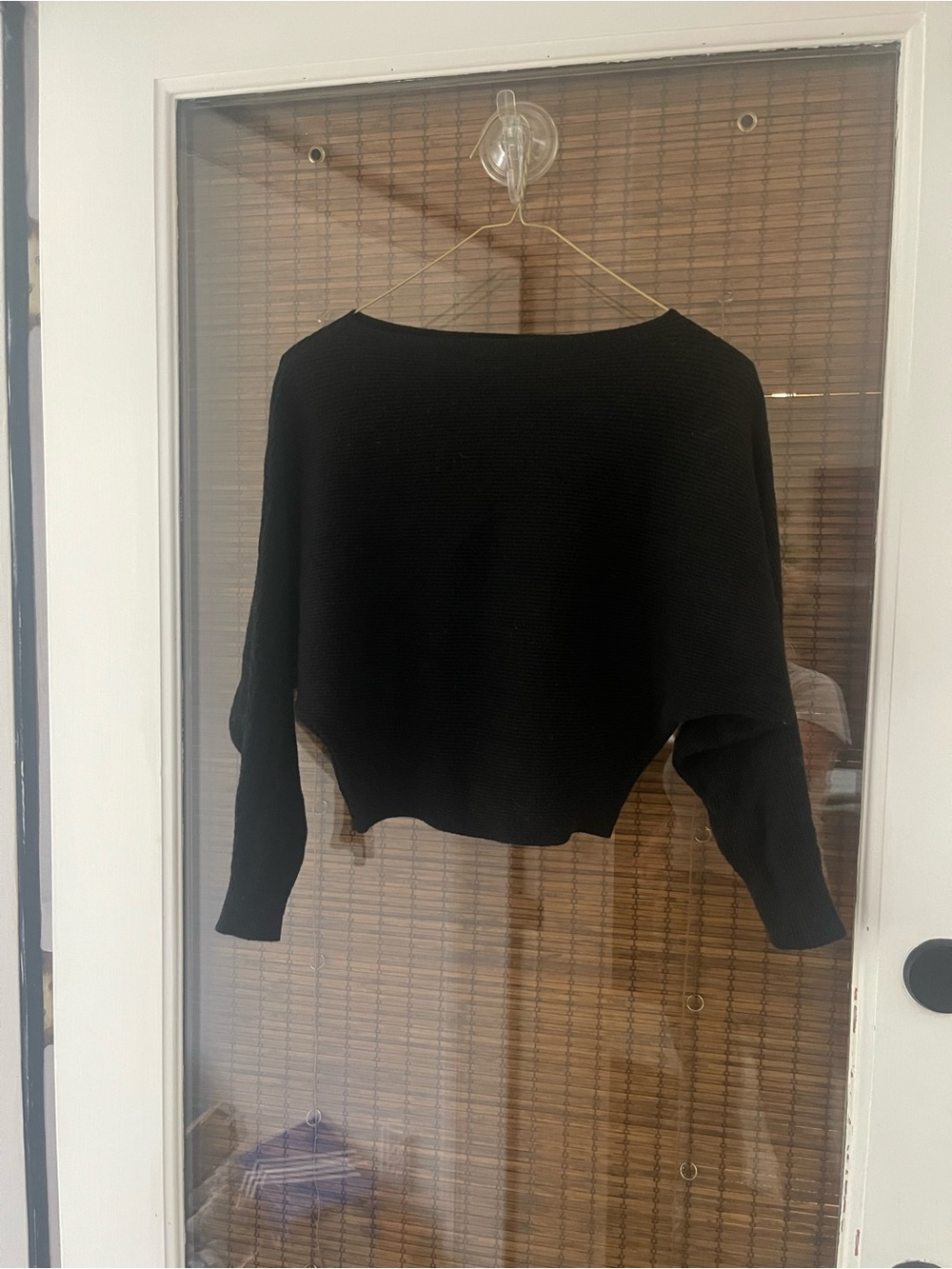 Boat neck sweater